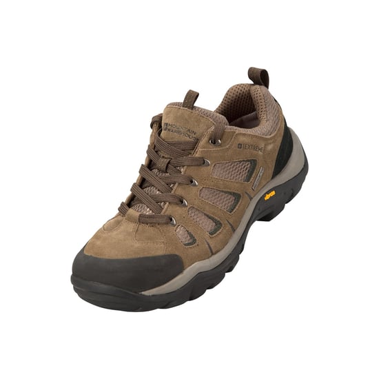Mountain Warehouse Mens Field Extreme Suede Waterproof Walking Shoes (Khaki)