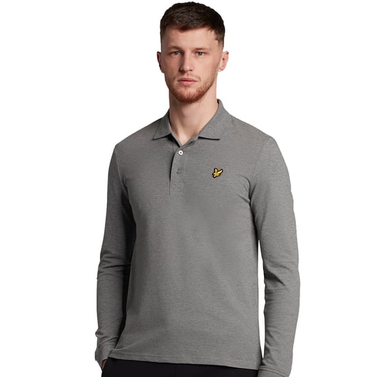 Lyle & Scott Herren Poloshirt mit langen Ärmeln und Kragen - Image 1