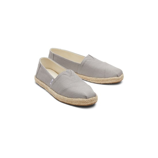 TOMS Alpargata Rope 100% Baumwolle Damen Drizzle Grau Espadrilles - Image 1