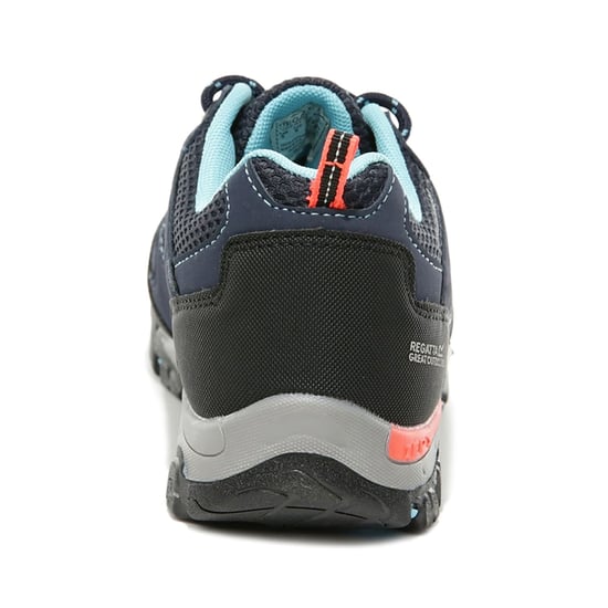 Regatta Kinder Wanderschuhe Holcombe Low (Navy/Koralle) - Image 2