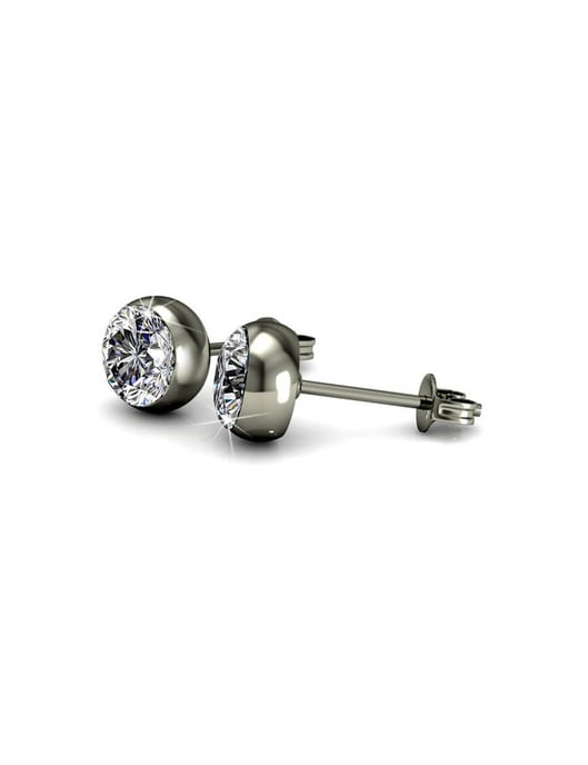 Mond-Ohrringe - Silber und Kristall - Image 4