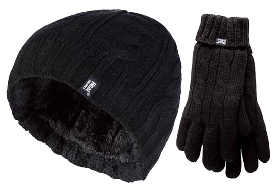 Heat Holders - Damen Mütze & Handschuhe Set für den Winter - Schwarz - Image 1