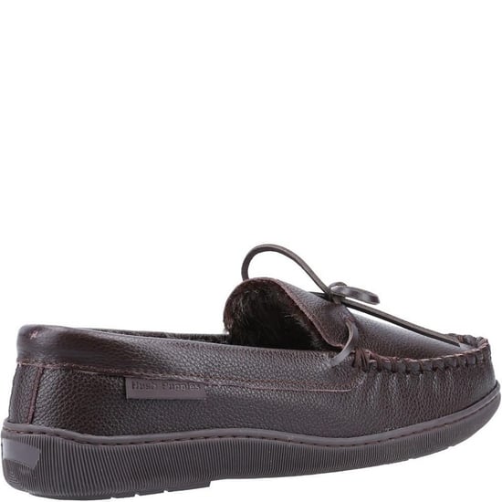Hush Puppies Herren Ace Leder Hausschuhe (Braun) - Image 2