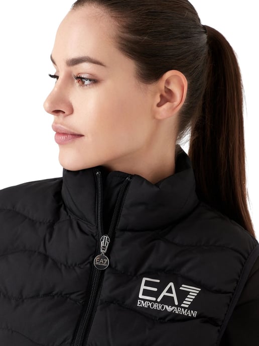 Ea7 Damenweste in Schwarz - Image 3