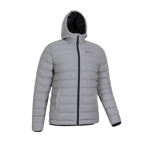 Mountain Warehouse Herren Reflektierende gepolsterte Jacke (Silber) - Image 3