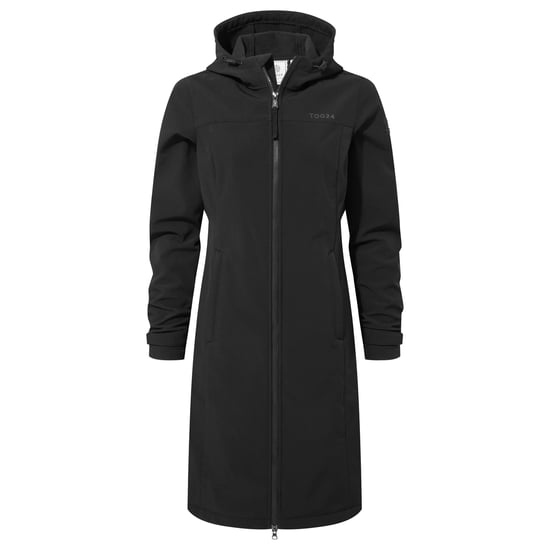Marina Womens Extra Long Softshell Jacket Black