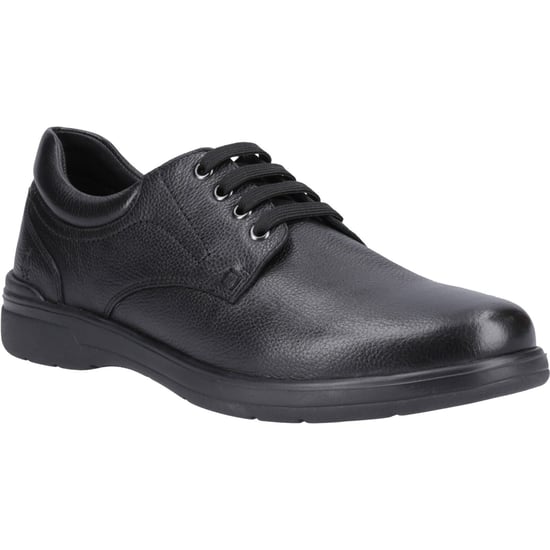 Hush Puppies Marco Leder Herren Schwarz Schnürschuhe - Image 1