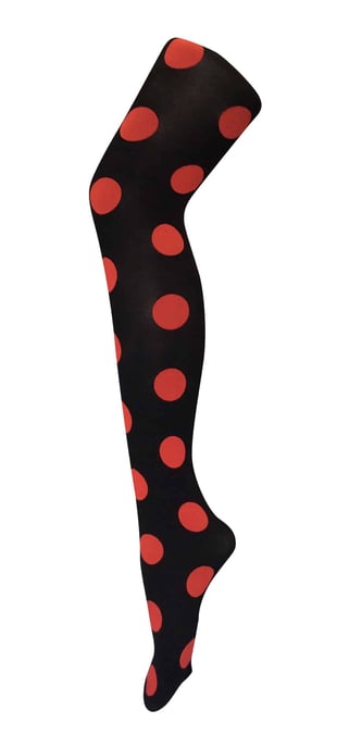 Sock Snob - Farbige 80 Denier blickdichte Damenstrumpfhose - Big Spot - Image 1