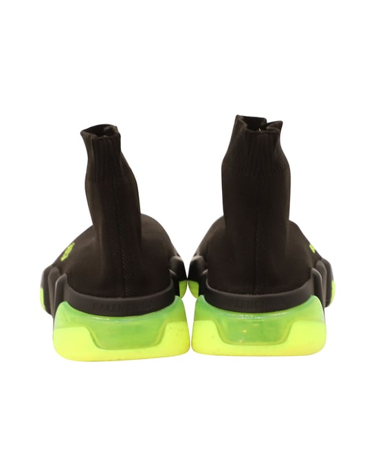 Balenciaga Speed Clear Sole Sneakers aus schwarzem Polyamid - Image 6