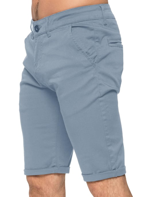 Enzo Herren Slim Fit Stretch Chino Shorts - Image 2