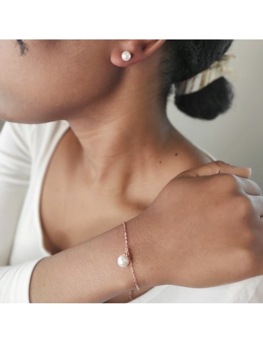Vollmond Kristall Perlenset - Rose Gold und Kristall - Image 2
