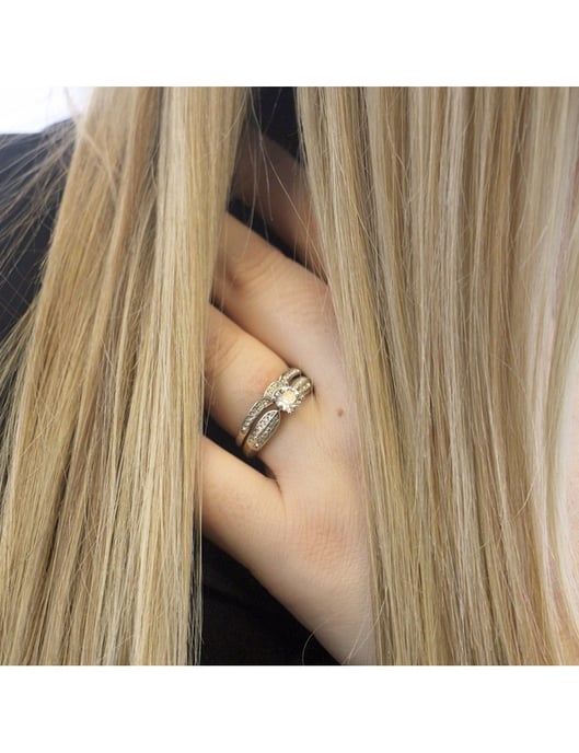 Kaiserin Ring - Silber und Kristall - Image 2