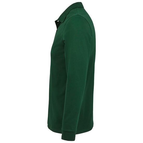 SOLS Mens Perfect Langarm-Piqu-Poloshirt (flaschengrün) - Image 3