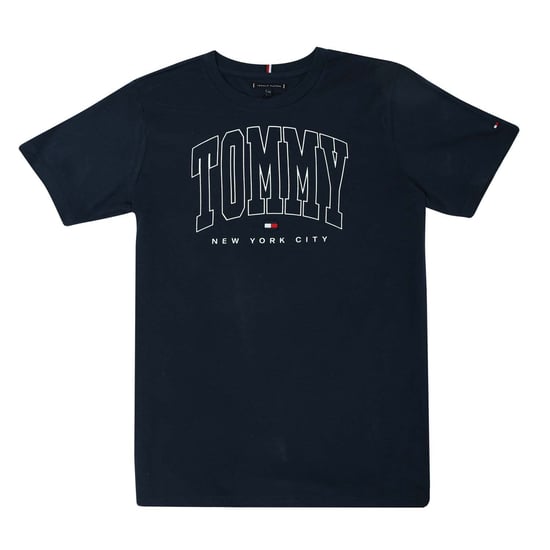 Boy's Tommy Hilfiger Infant Organic Cotton Varsity T-Shirt in Navy
