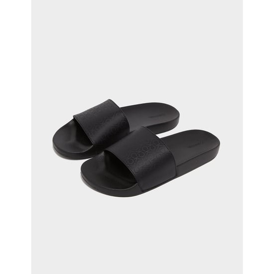 Men's Calvin Klein Logo Sliders in Black