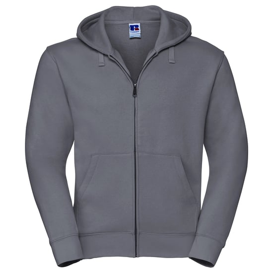 Russell - "Authentic" Hoodie mit durchgehendem Reißverschluss für Herren (Grau) - Image 1