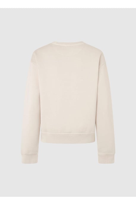 Lana Crew Logo Sweat Stone