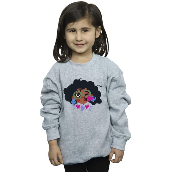 Disney Girls Encanto Mirabel Kiss Sweatshirt (Sports Grey)
