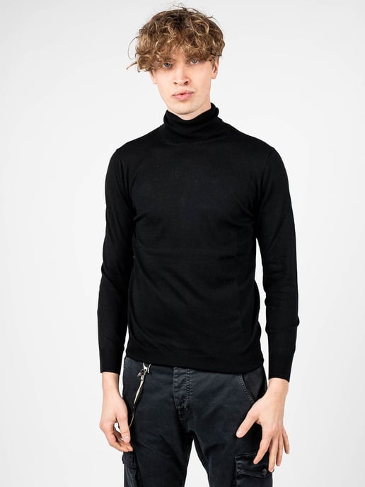 Xagon Man Pullover Turtleneck Herren schwarz - Image 3