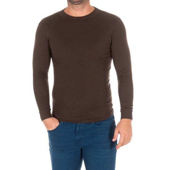 Long-sleeved T-shirt with half-high collar 1625-H man