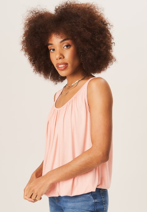 Rouse Neck Oversized Ärmelloses Top - Image 3