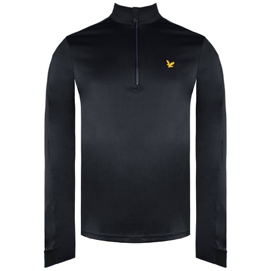 Lyle & Scott Ventech Golf Herren Schwarz Midlayer - Image 1