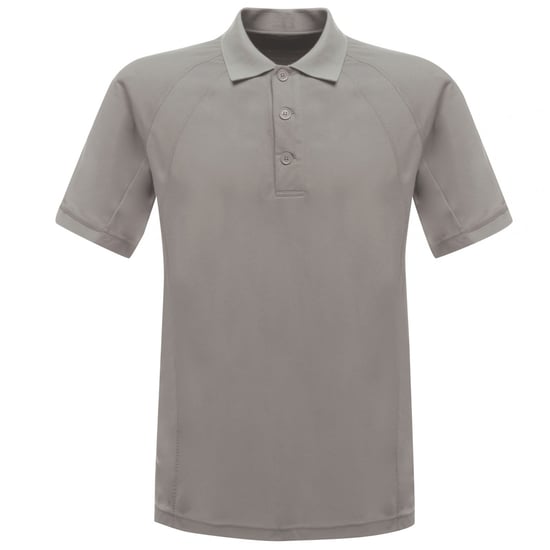 Regatta Hardwear Herren Coolweave Kurzarm Polo Shirt (Silbergrau) - Image 1