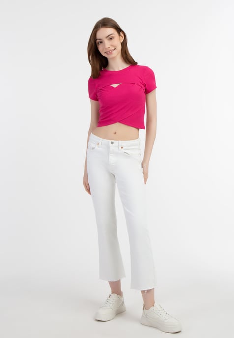 Mymo T-Shirt Damen Rosa - Image 2