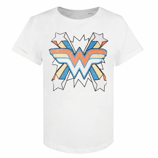 DC Comics Wonder Woman Burst Damen-T-Shirt, weiß - Image 1