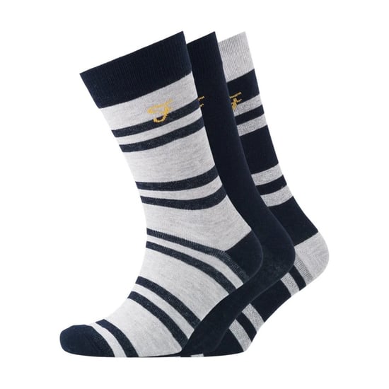 Farah - "Falton" Socken für Herren (3er-Pack) (Schwarz/Weiß) - Image 1