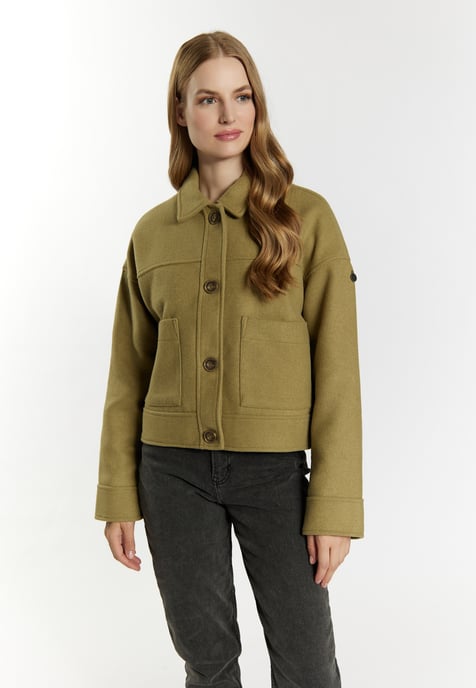 Dreimaster Übergangsjacke aus Wollgemisch Damen halloliv - Image 3