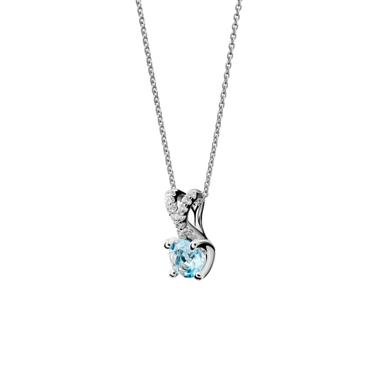 Orphelia 'Maya' Damenkette aus 925 Sterling Silber mit Anhänger - Silber ZH-7478/AQ - Image 1