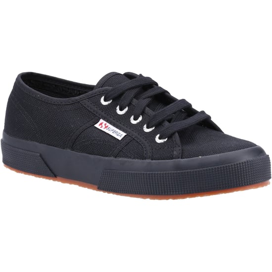 Superga 2750 Cotu Classic 100% Baumwolle Herren Voll Schwarz Turnschuhe - Image 1