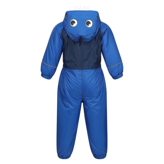 Regatta Childrens/Kids Mudplay III Regenanzug mit Kapuze (Nautisch Blau) - Image 2