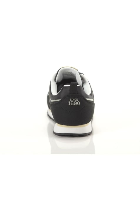 Us Polo Assn Women's  Slip-On Sneakers with Sporty Details in Black