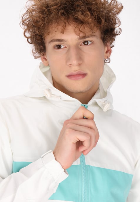 Mo Jacke Herren Weiss Türkis - Image 5