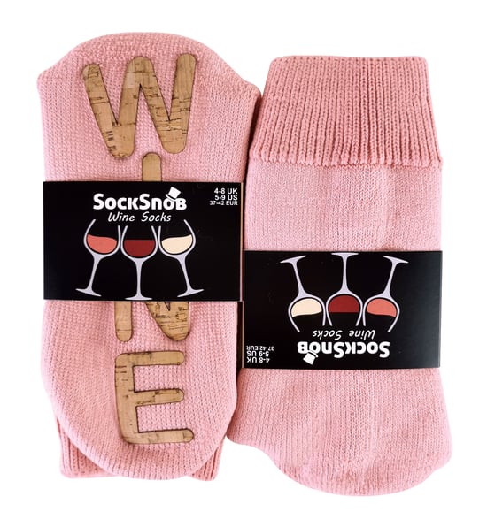 Damen dicke thermische Fleece gefüttert Neuheit Wein weich Slipper Socken - Image 2