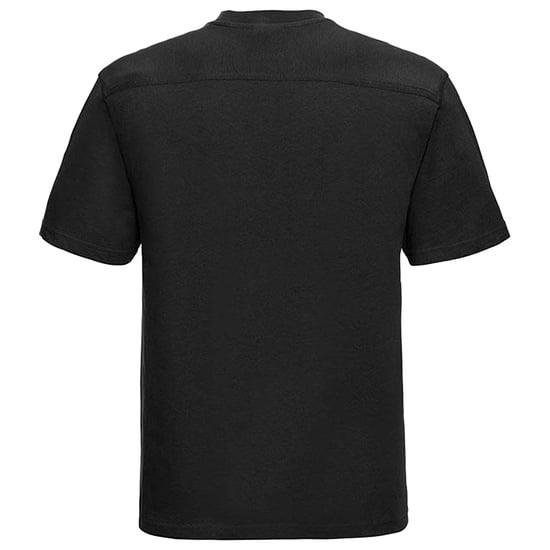 Russell Europe Herren T-Shirt mit kurzen Ärmeln aus Baumwolle (Schwarz) - Image 2