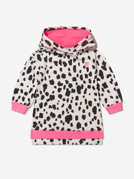Chiara Ferragni Girls Hooded Dalmation Dress