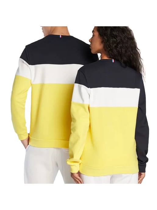 Le Coq Sportif Saison 2 Blue Yellow Sweatshirt