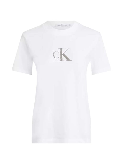 T-Shirt Calvin Klein Damen Monogramm - Image 1