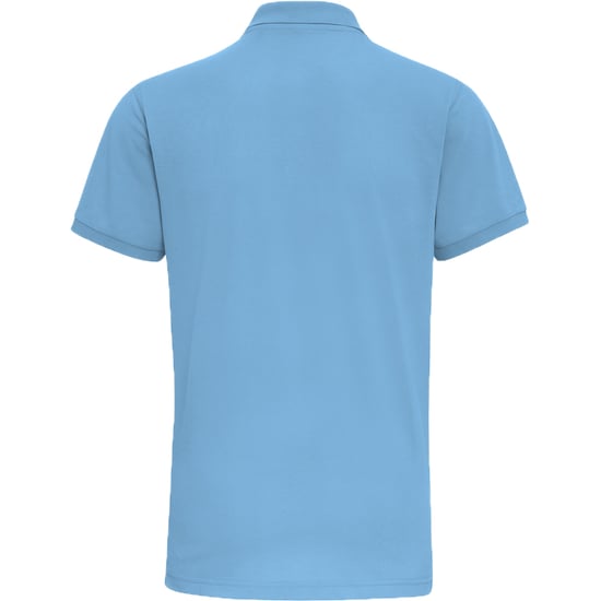 Asquith & Fox Herren Kurzarm Performance Blend Polo Shirt (Kornblume) - Image 2