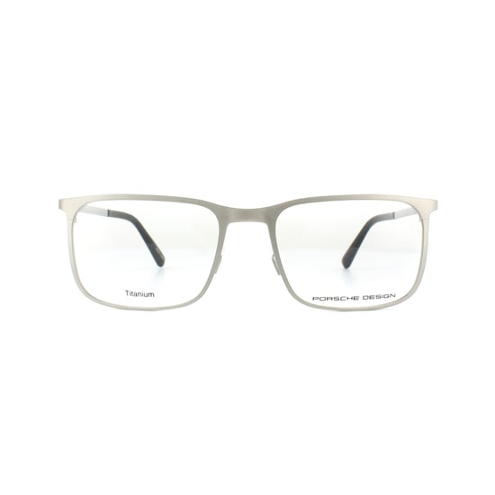 Porsche Design Rectangular Silver Mens Glasses Frames