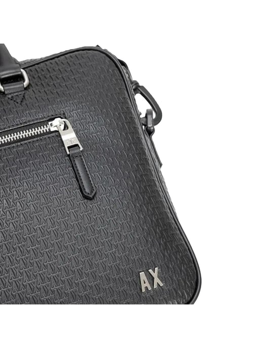 Armani Exchange Herren Relief Dokumentenmappe - Image 4