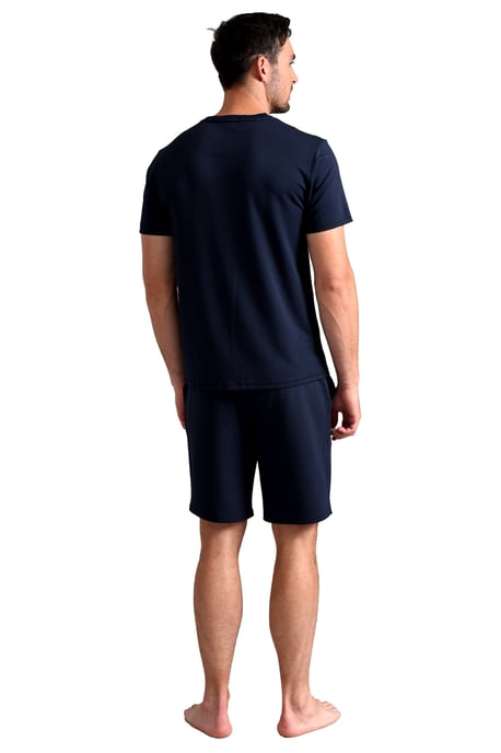 Ted Baker Pyjama Shorts | Mens Casual Lounge Wear Pyjama Bottoms mit Taschen - Navy - Image 2