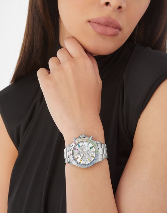 Philipp Plein Nobile Lady Damen Silber Uhr PWSBA0123 - Image 3