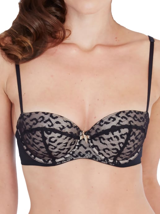 Animal Print Balconette Bra