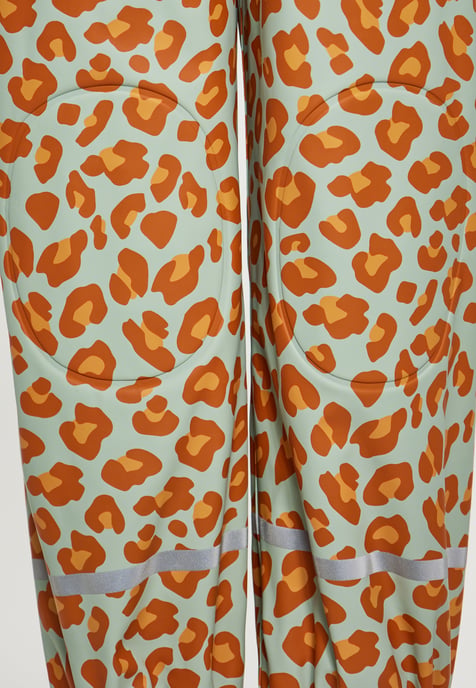 Schmuddelwedda Regenhose Mädchen (Kids) Pastellmint Orange Leo - Image 5
