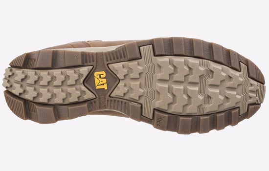 Caterpillar Herren Sire wasserdichte Arbeitsstiefel aus braunem Zuckerleder - Image 4