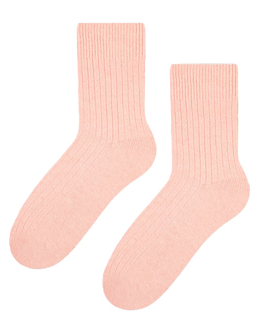 3 Paar Womens Wool Dress Socks | Steven | Ladies Breathable Cushioned Socks - Light Pink - Image 2